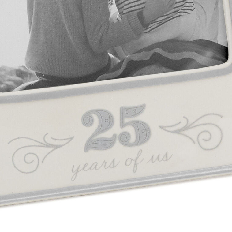Hallmark 25 Years Of Us Silver Anniversary Picture Frame, 5x7