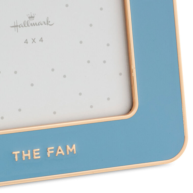 Hallmark The Fam Blue Enamel Picture Frame, 4x4