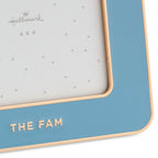 Hallmark The Fam Blue Enamel Picture Frame, 4x4
