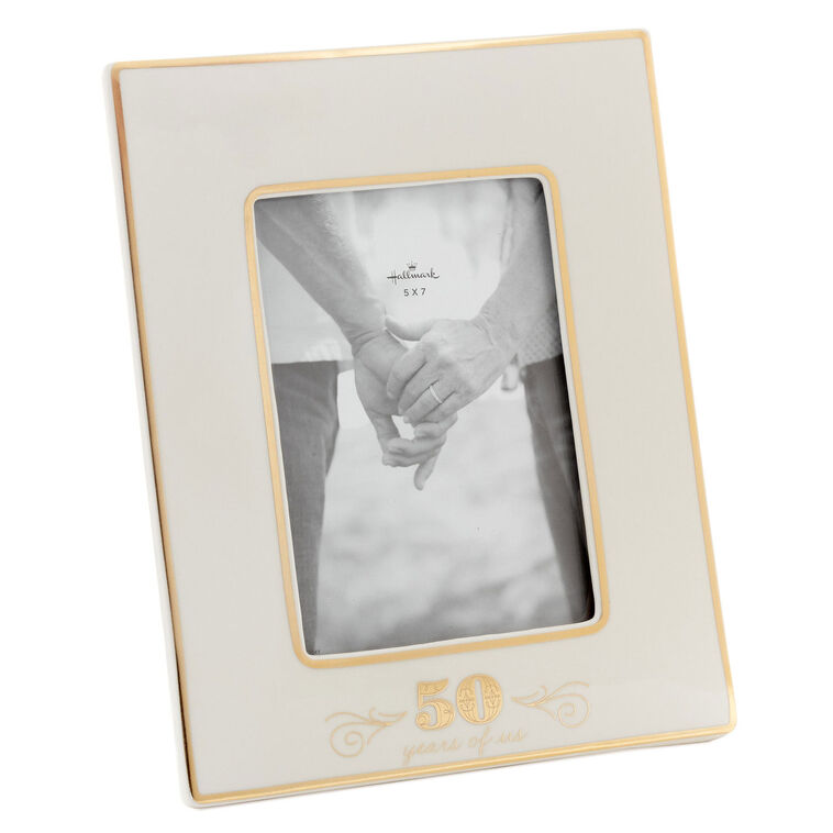 Hallmark 50 Years Of Us Golden Anniversary Picture Frame, 5x7