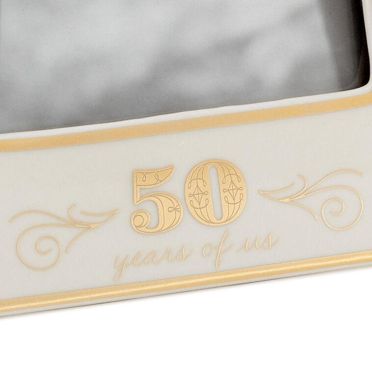 Hallmark 50 Years Of Us Golden Anniversary Picture Frame, 5x7