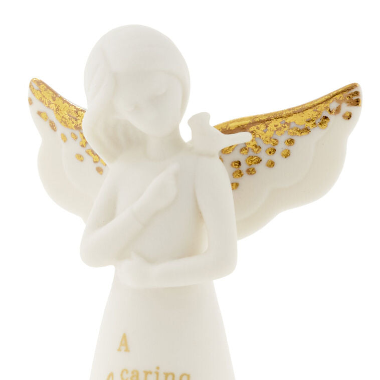 Hallmark A Caring Heart Mini Angel Figurine, 3.8"