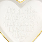 Hallmark All The Little Things Heart-Shaped Trinket Dish