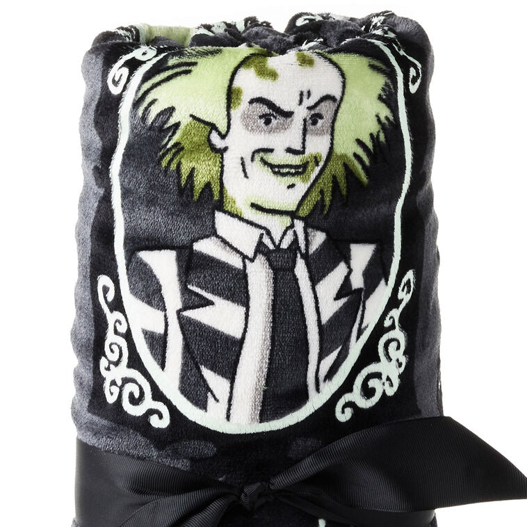 Hallmark Beetlejuice™ Glow-in-the-Dark Throw Blanket, 50x60