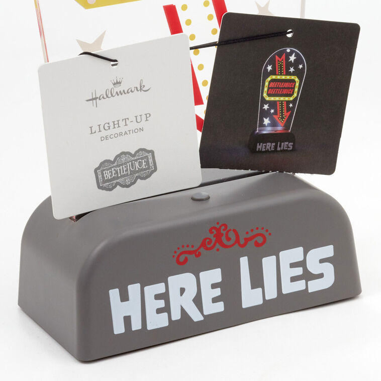 Hallmark Beetlejuice™ Light-Up Tabletop Sign, 10.5"