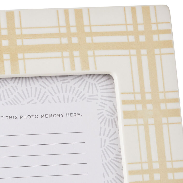 Hallmark Retirement Quote On Plaid Picture Frame, 4x6