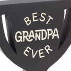 Hallmark Best Grandpa Ever Trophy-Shaped Quote Sign, 5.3x6
