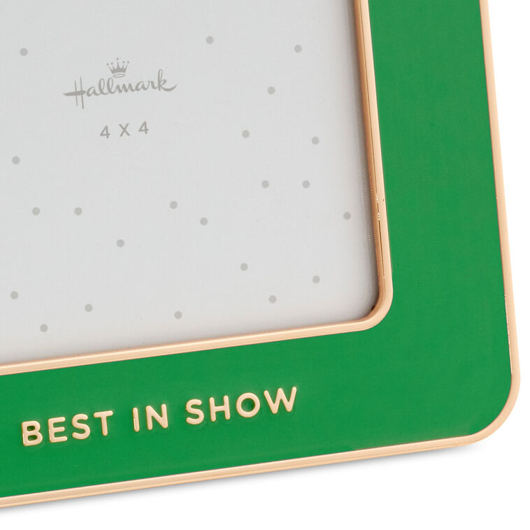 Hallmark Best In Show Green Enamel Picture Frame, 4x4