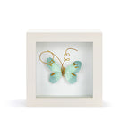  Demdaco Light Blue Butterfly Small Shadow Box Wall Decor, 4"