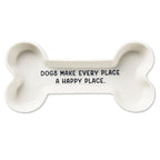 Hallmark Happy Place Dog Bone-Shaped Trinket Dish
