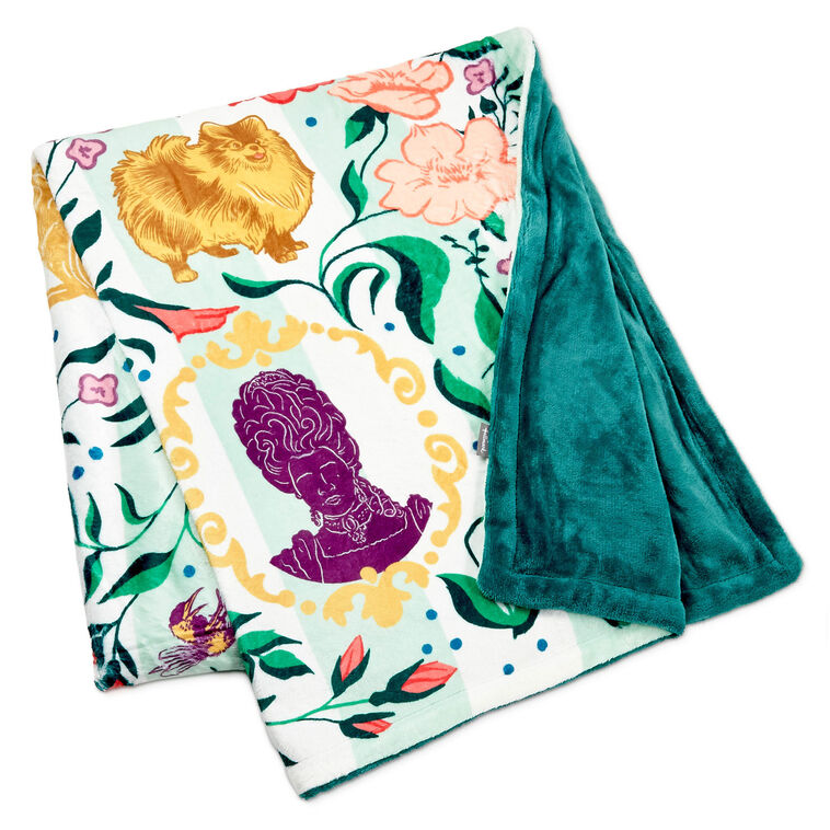 Hallmark Bridgerton Ton Silhouettes On Floral Blanket, 50x60