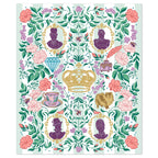 Hallmark Bridgerton Ton Silhouettes On Floral Blanket, 50x60