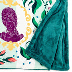Hallmark Bridgerton Ton Silhouettes On Floral Blanket, 50x60