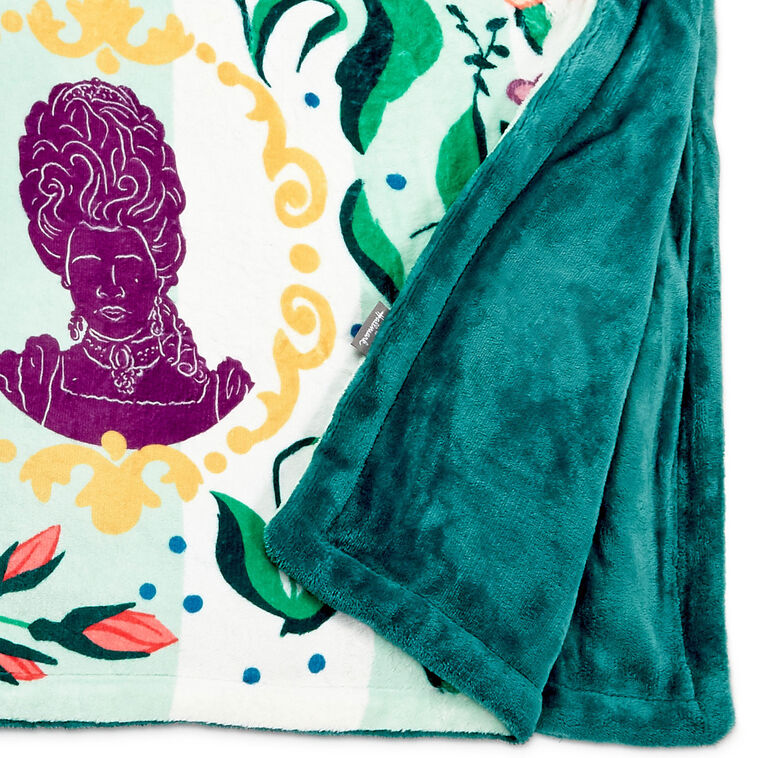 Hallmark Bridgerton Ton Silhouettes On Floral Blanket, 50x60