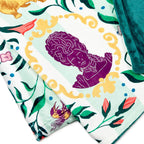 Hallmark Bridgerton Ton Silhouettes On Floral Blanket, 50x60