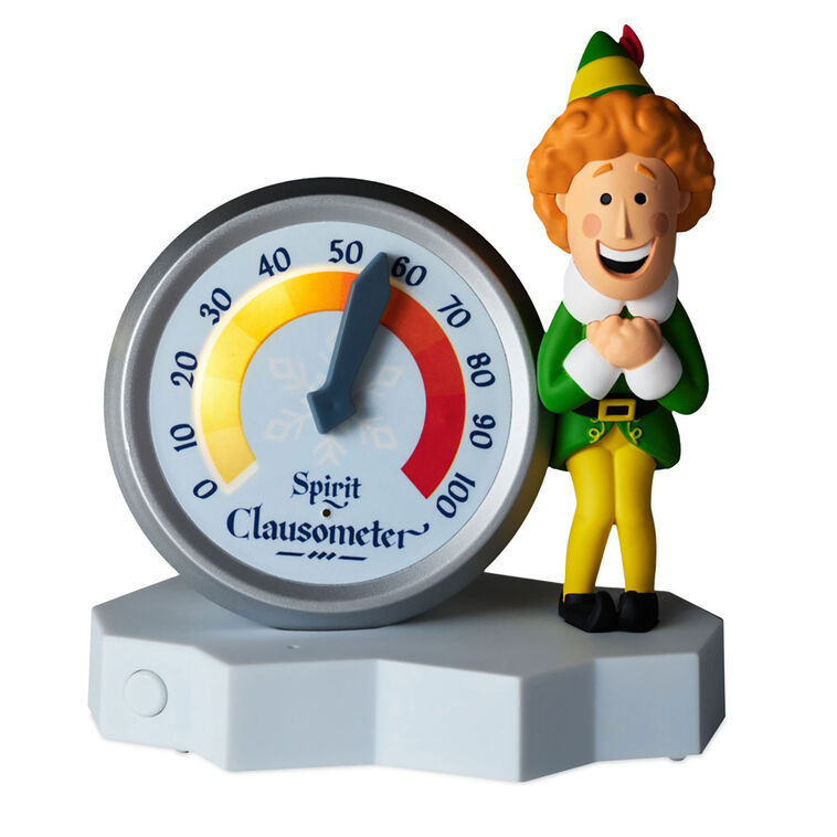 Hallmark Elf Buddy The Elf™ Spirit Clausometer Figurine With Sound