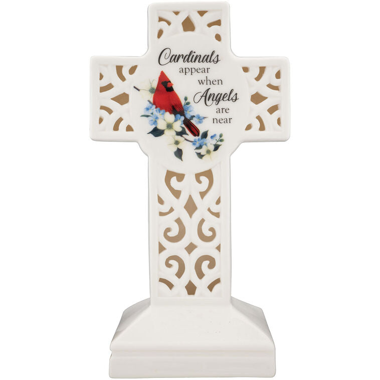  Carson Cardinals Appear Remembrance Porcelain Cross, 9.25"