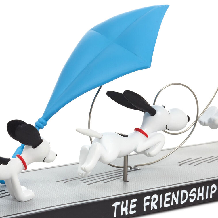 Hallmark Peanuts® 75th Anniversary Friendship Of A Lifetime Limited Edition Charlie Brown And Snoopy Figurine, 4.25"