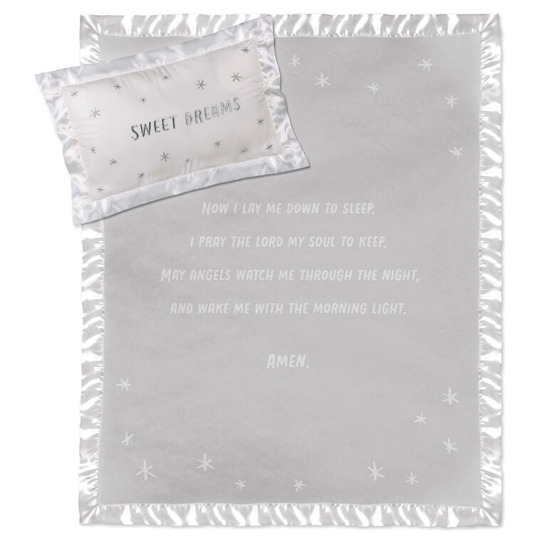 Hallmark Nighttime Prayer Pillow And Blanket Set