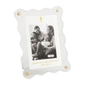  Mud Pie Acrylic Picture Frame With Cross And Bible Verse, 3x4