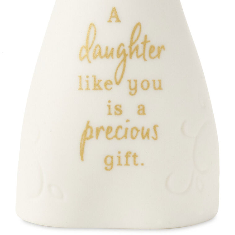 Hallmark Daughter, A Precious Gift Angel Figurine, 3.8"