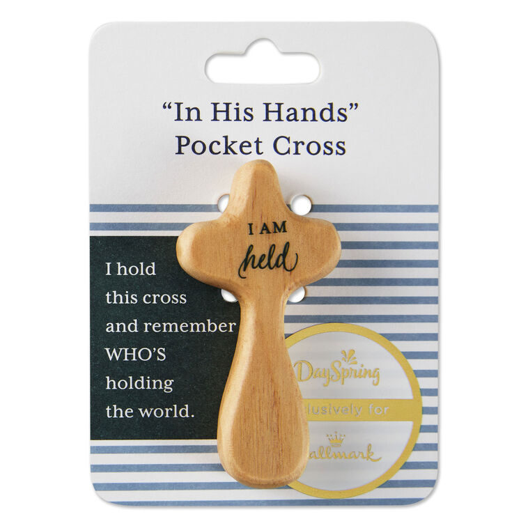 Hallmark DaySpring I Am Held Comfort Cross, 2.25"