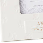 Hallmark A Best Friend Leaves Paw Prints Picture Frame, 4x6
