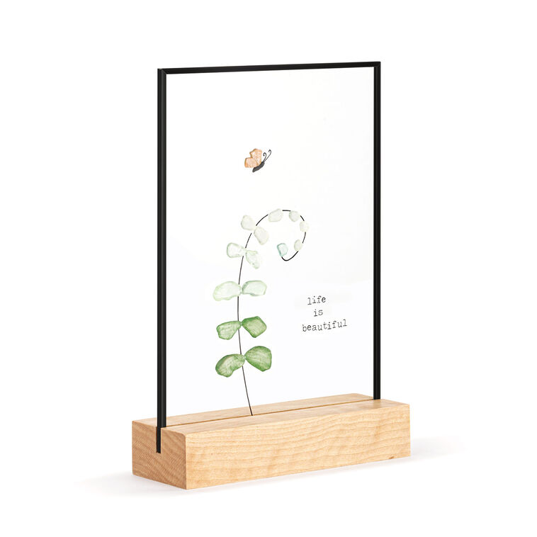  Demdaco Life Is Beautiful Large Suncatcher On Stand