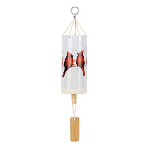  Demdaco Cardinals On A Wire Windchime, 7"