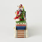 Enesco Jim Shore Mickey Mouse And Friends Light-Up Musical Train Figurine, 8.64"