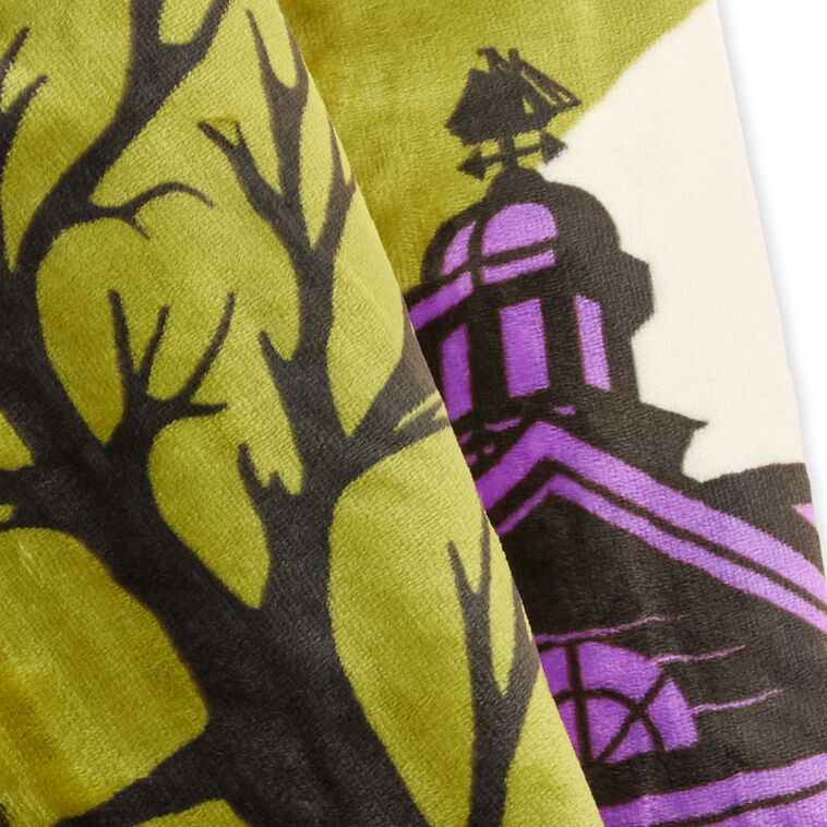 Hallmark Disney The Haunted Mansion Resting Place Throw Blanket, 50x60