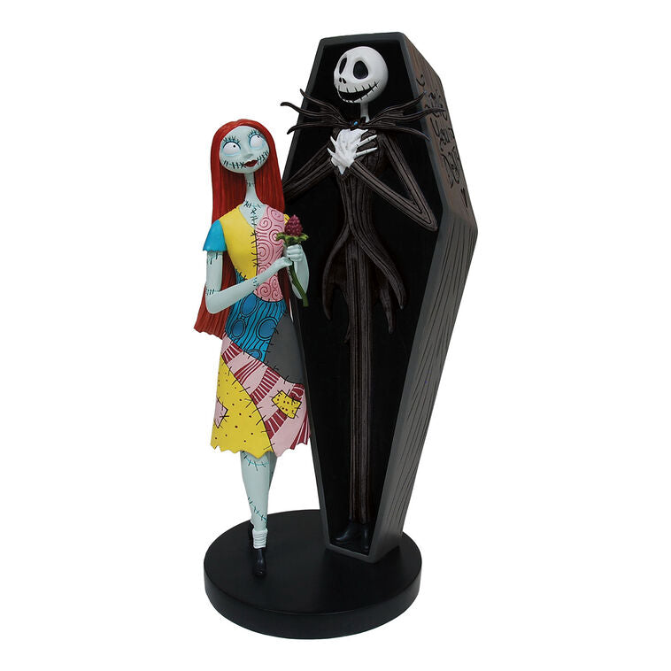 Enesco Disney Tim Burton's The Nightmare Before Christmas Jack And Sally Figurine, 9.4" H