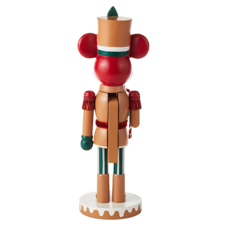Hallmark Disney Mickey Mouse Gingerbread Nutcracker Figurine, 13.5"