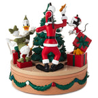 Hallmark Disney Mickey Mouse And Friends Christmas Musical Figurine With Light And Motion