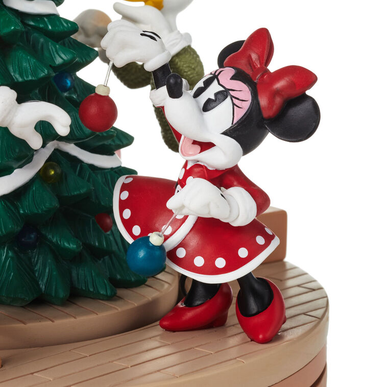 Hallmark Disney Mickey Mouse And Friends Christmas Musical Figurine With Light And Motion