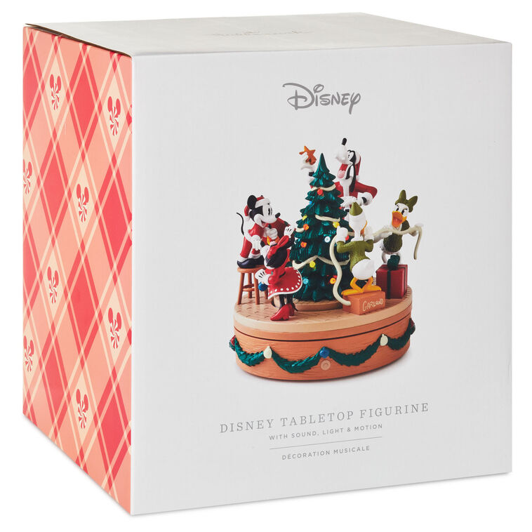 Hallmark Disney Mickey Mouse And Friends Christmas Musical Figurine With Light And Motion