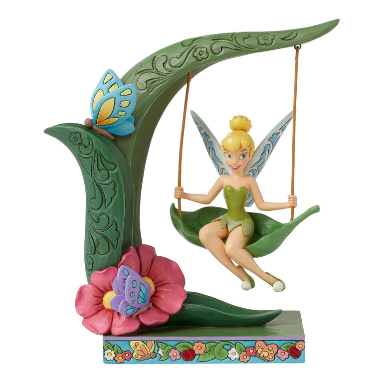 Enesco Jim Shore Disney Tinker Bell In Swing Figurine, 8.5"