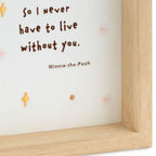 Hallmark Disney Winnie The Pooh Framed Quote Sign, 10x10