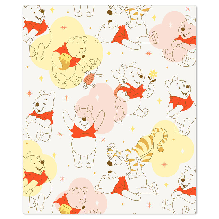 Hallmark Disney Winnie The Pooh Throw Blanket, 50x60