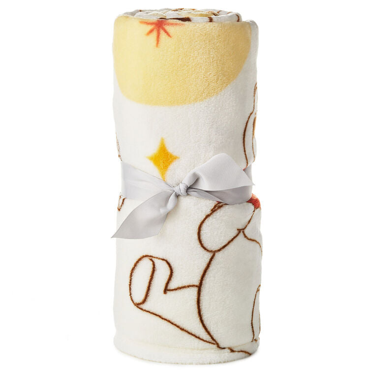 Hallmark Disney Winnie The Pooh Throw Blanket, 50x60