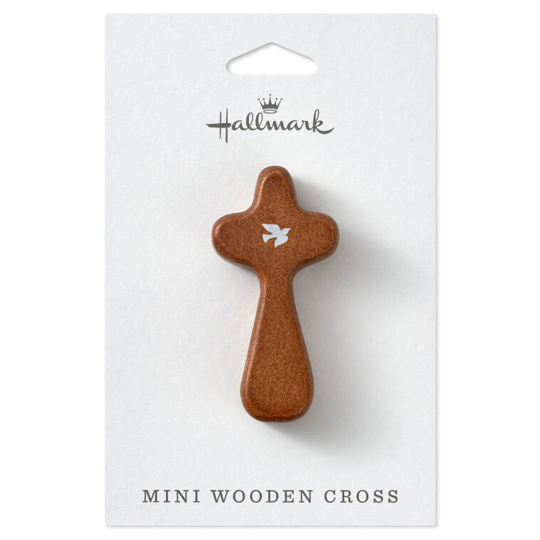 Hallmark Remembrance Dove Mini Comfort Cross, 2.25"
