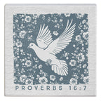  Sincere Surroundings Proverbs Dove Wood Block Sign