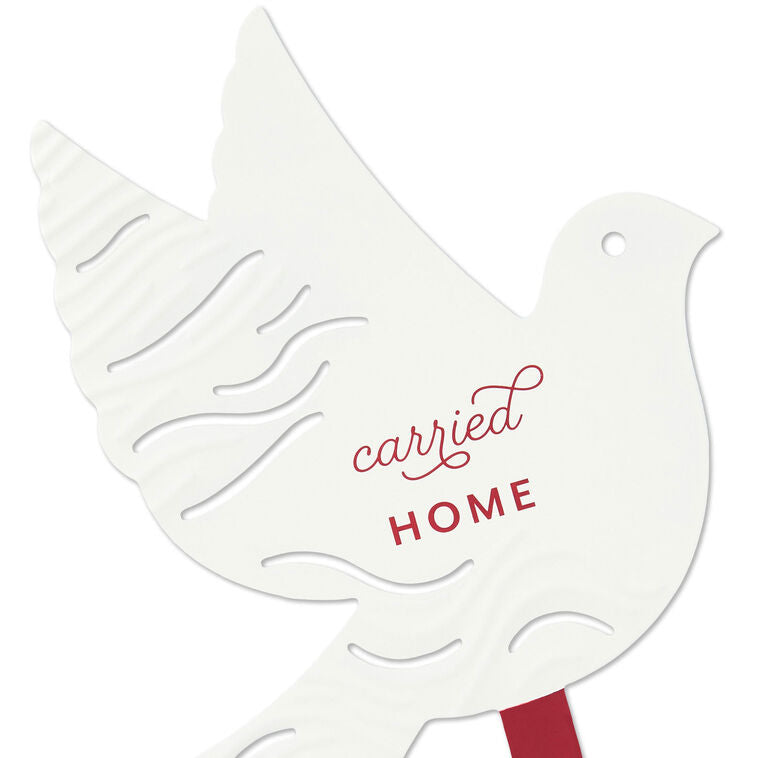Hallmark Carried Home Dove Garden Stake, 10"