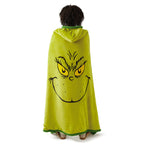 Hallmark Dr. Seuss's How The Grinch Stole Christmas!™ Grinch Hooded Blanket, 70x50