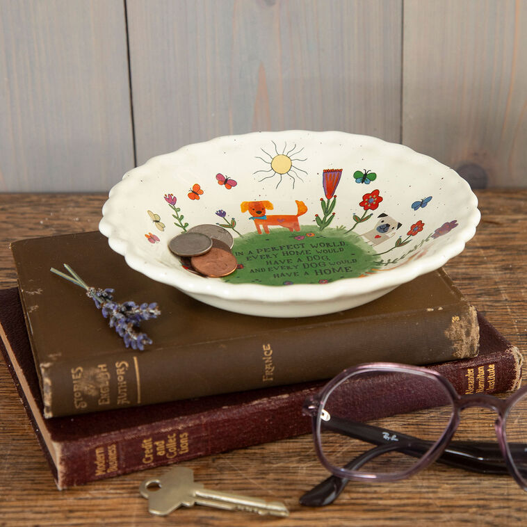  Natural Life Every Dog Has A Home Ceramic Catchall Dish