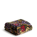 Vera Bradley Throw Blanket In Midnight Garden Paisley
