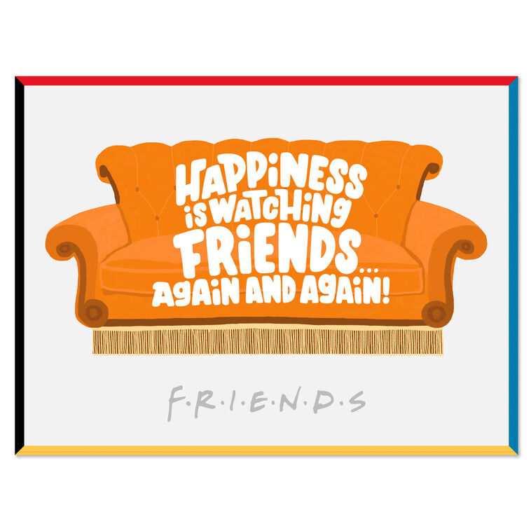 Hallmark Happiness Is Watching Friends Oversized Blanket, 60x80