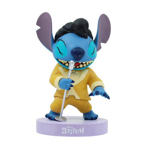  Enesco Disney Stitch Elvis In Gold Suit Figurine, 5"