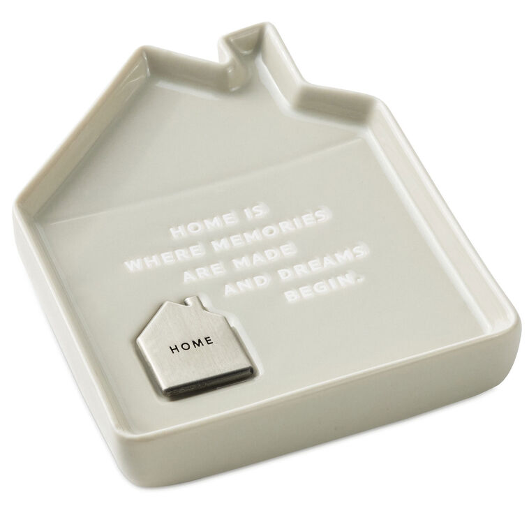 Hallmark House-Shaped Trinket Dish With Token