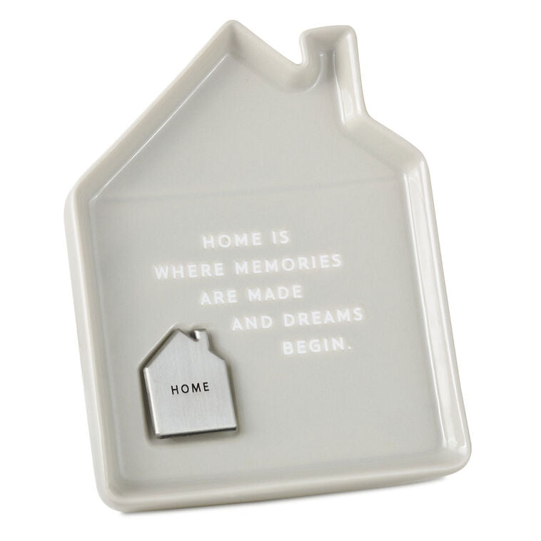 Hallmark House-Shaped Trinket Dish With Token